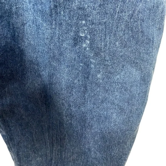 Ashley Stewart Sleeveless Denim Jumpsuit Blue Jeans size 24 3X - Picture 7 of 7